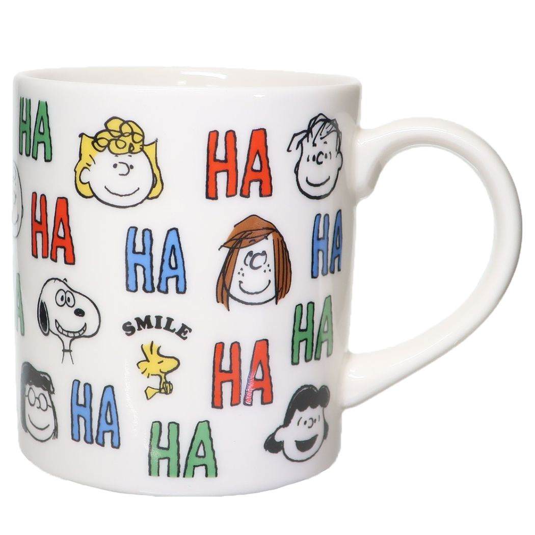 スヌーピー ピーナッツ キャラクター マグカップ 磁器製マグ HAHAHA &フレンズ