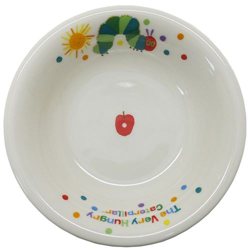 はらぺこあおむし エリックカール 絵本キャラクター グッズ 中鉢 磁器製 フルーツ皿 金正陶器 ギフト雑貨 プレゼント 男の子 女の子