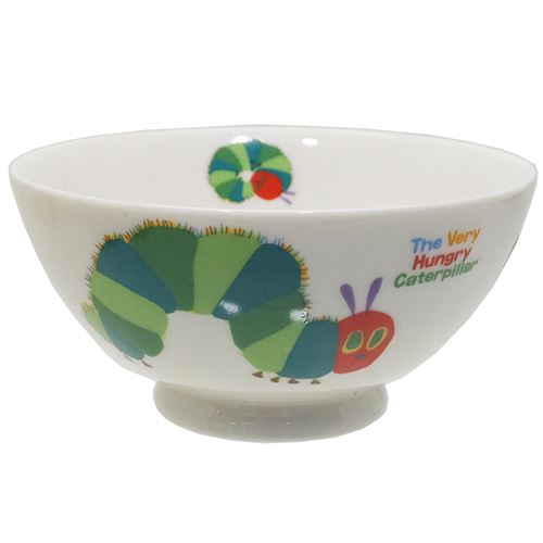 はらぺこあおむし 磁器製 ライスボウル お茶碗 エリックカール 金正陶器 ギフト雑貨 日本製 食器 プレゼント 男の子 女の子
