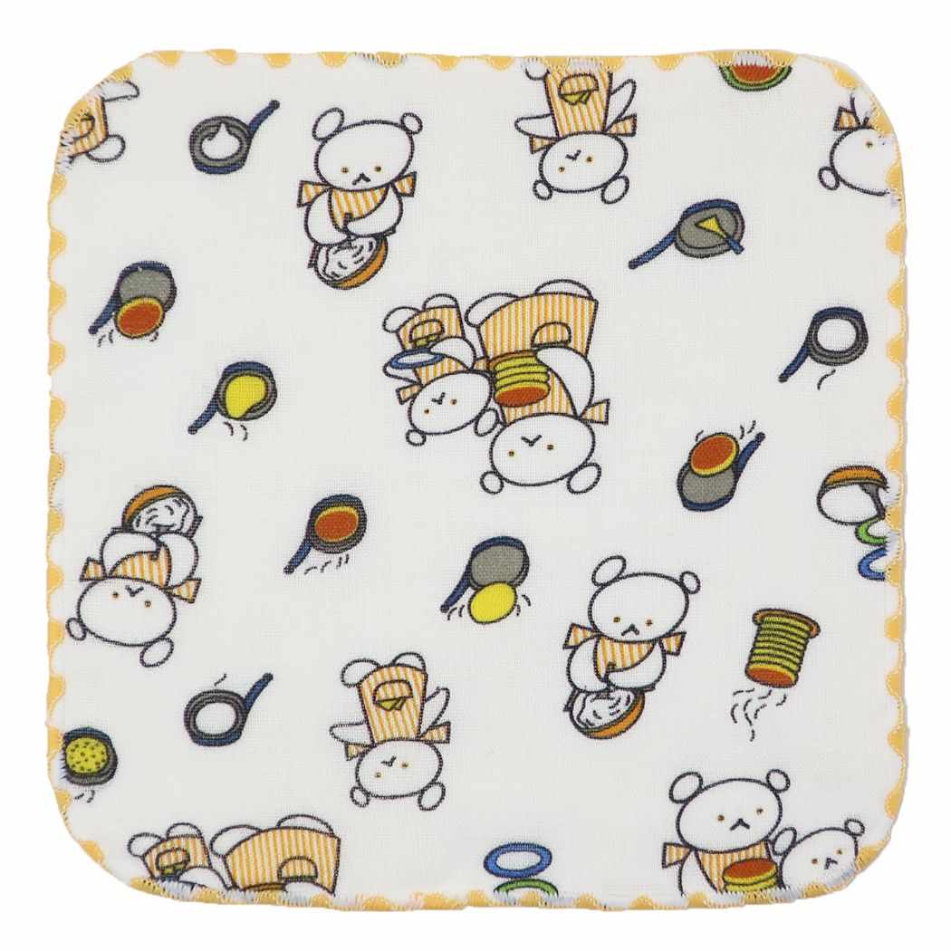 こぐまちゃんえほん ガーゼミニハンカチ ミニタオル 絵本キャラクター