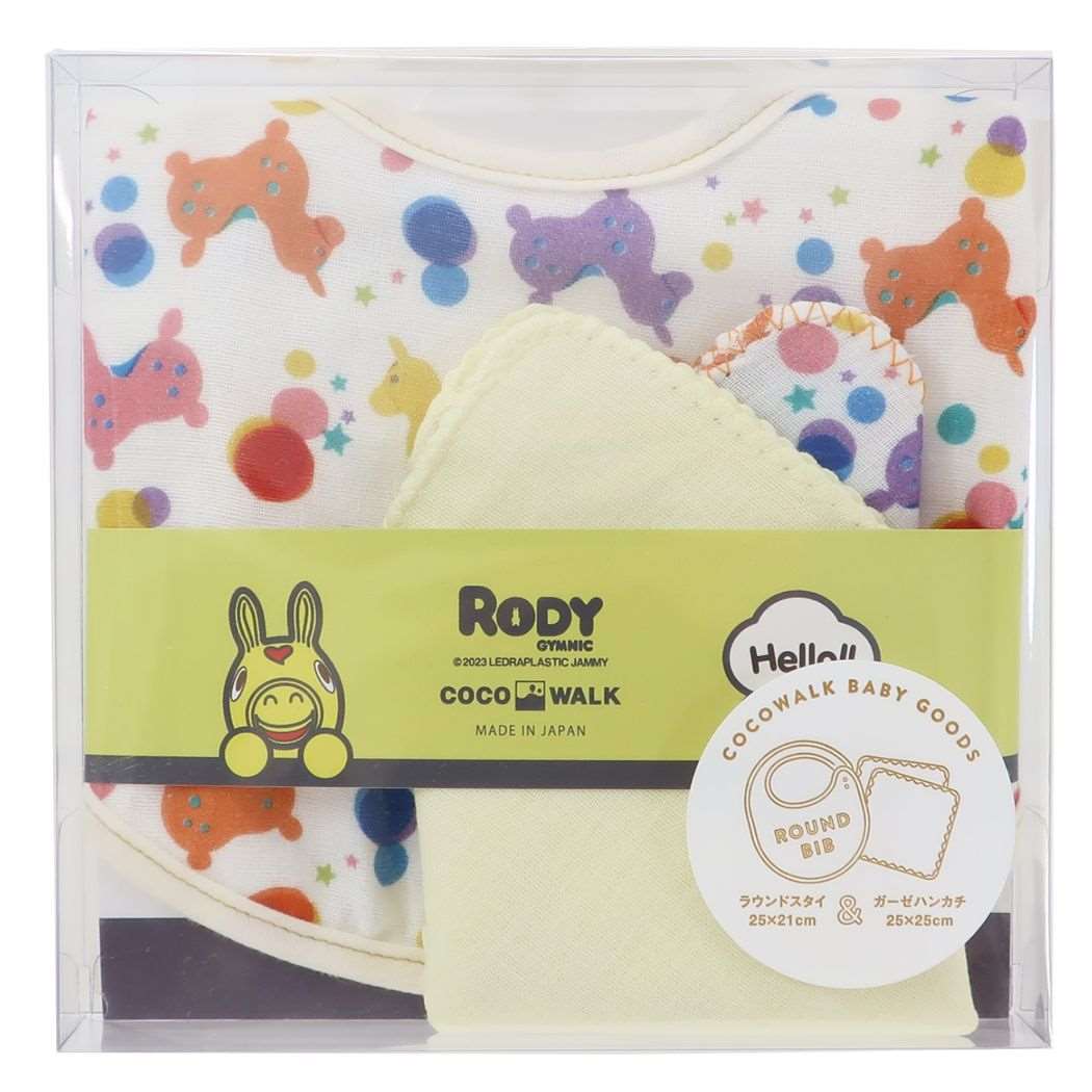 ロディ RODY ミニギフトBOX スタイ&ミニハンカチセット ベビー用品 よだれかけ 赤ちゃん用品 出産祝い ギフト プレゼント カラフル
