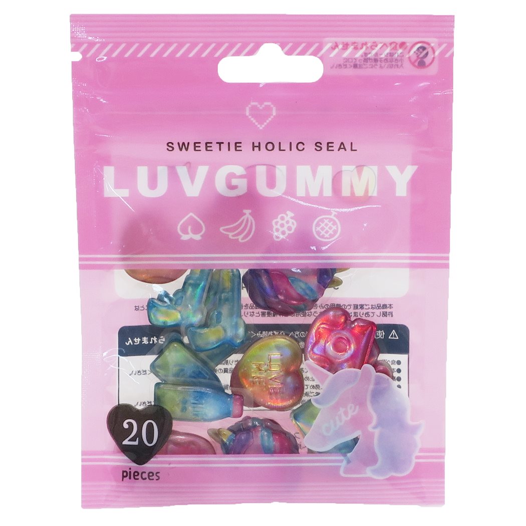 LUVGUMMY シール スイートホリックシール クラックス グッズ デコシール ラッピング用品 プレゼント 男の子 女の子