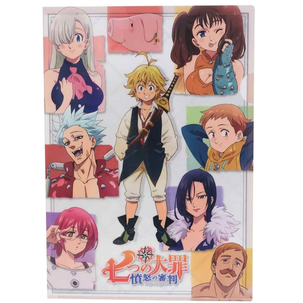 七つの大罪 憤怒の審判 少年マガジン アニメキャラクター A4 シングル クリアファイル クリアフォルダー Aタイプ クラックス プレゼント
