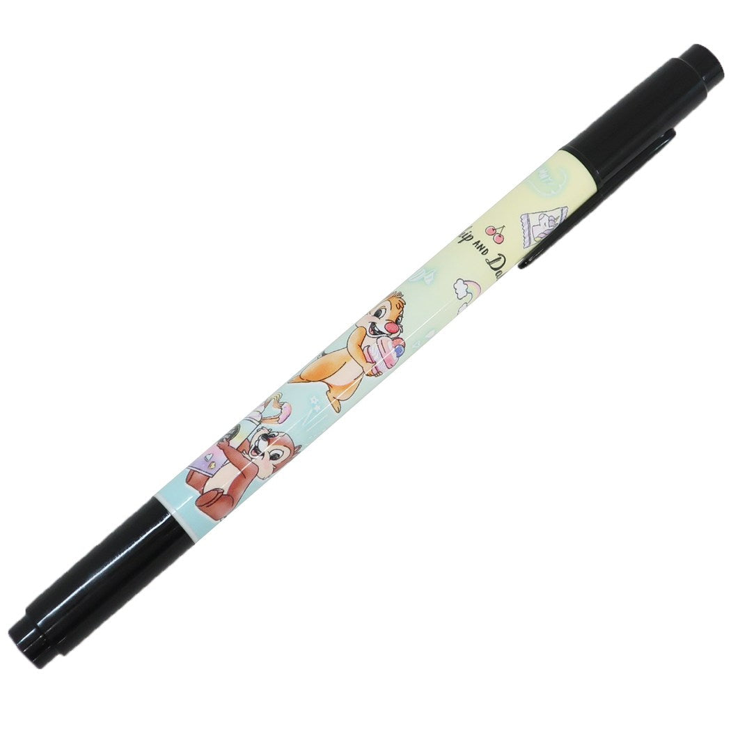 油性黒サインペン チップ&デール なまえペン 新入学 ディズニー クラックス 新学期準備文具 プレゼント 男の子 女の子
