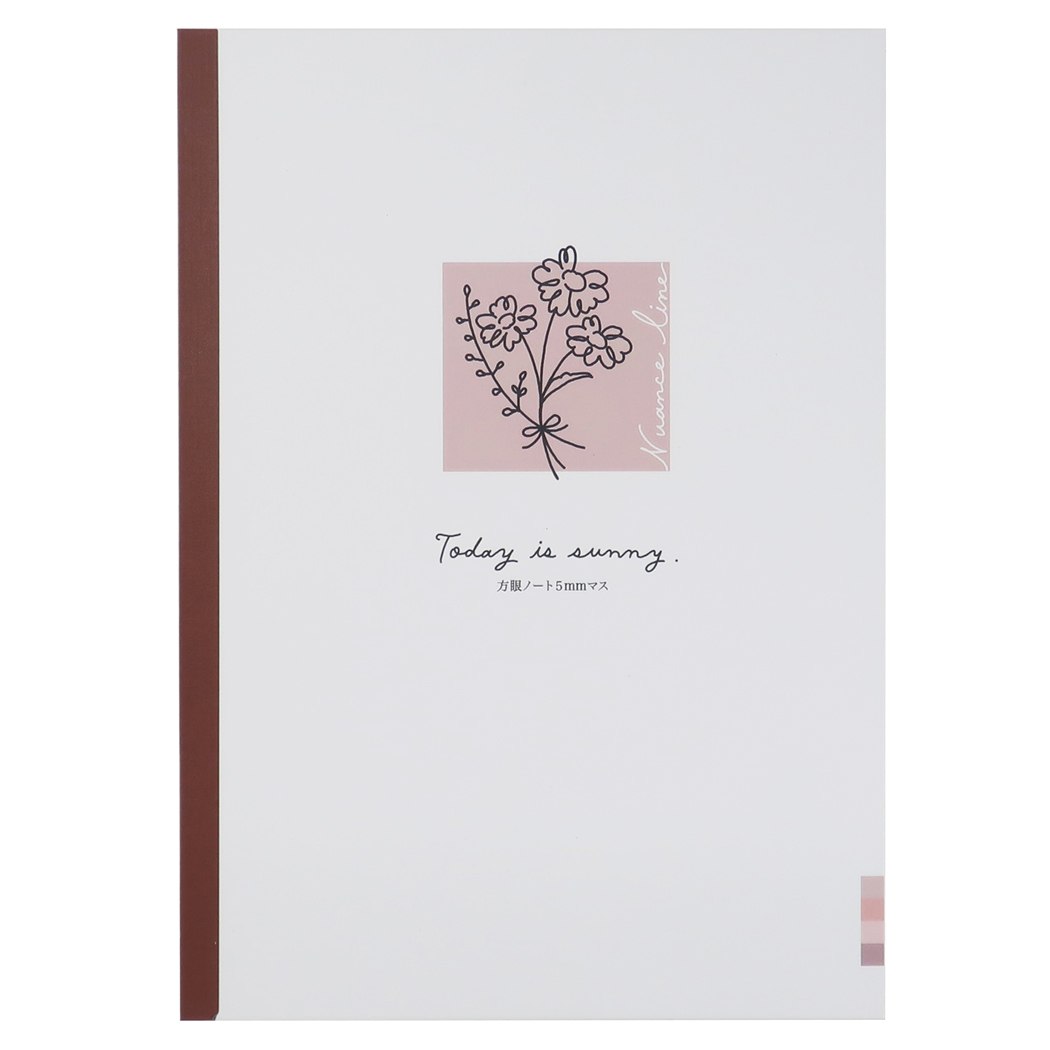 方眼ノート 小学生 中学生 高校生 女の子 かわいい B5 学習ノート ニュアンスライン デイジー グッズ プレゼント 男の