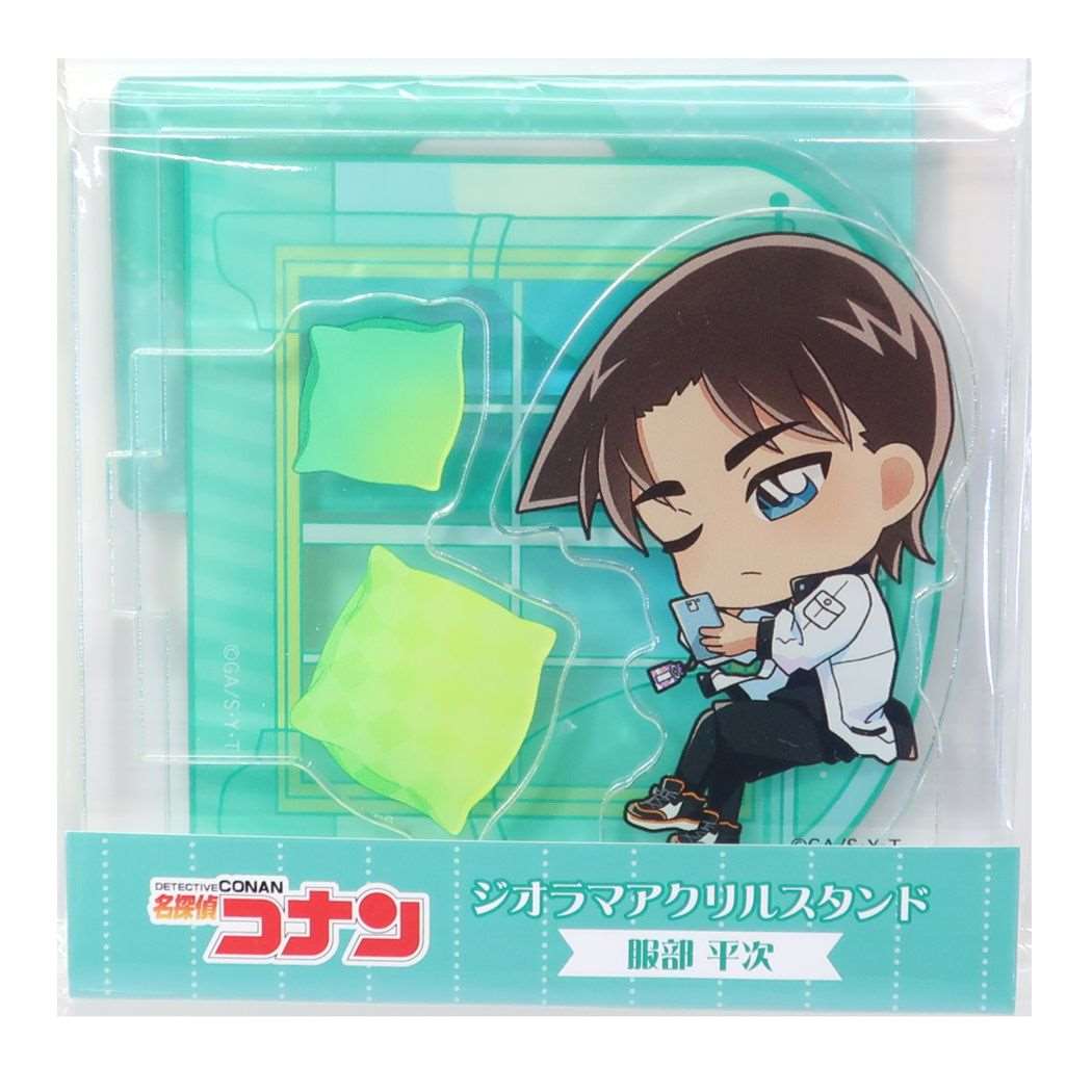 名探偵コナン ジオラマ アクリルスタンド 少年サンデー コレクション雑貨 アニメキャラクター 服部平次 のびコロ プレゼント 男の子