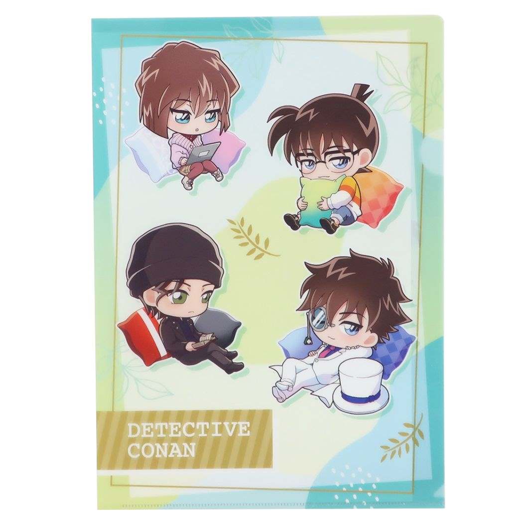名探偵コナン A4 シングル クリアファイル クリアフォルダー ミント のびコロ 少年サンデー アニメキャラクター プレゼント 男の子