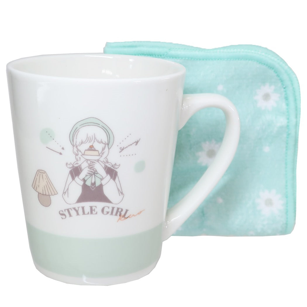 食器ギフト ミニタオル付き マグカップ スタイルガール クラックス プレゼント 男の子 女の子