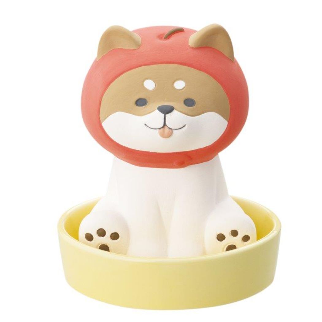 加湿器 潤いマスコット かぶりもの りんごいぬ デコレ