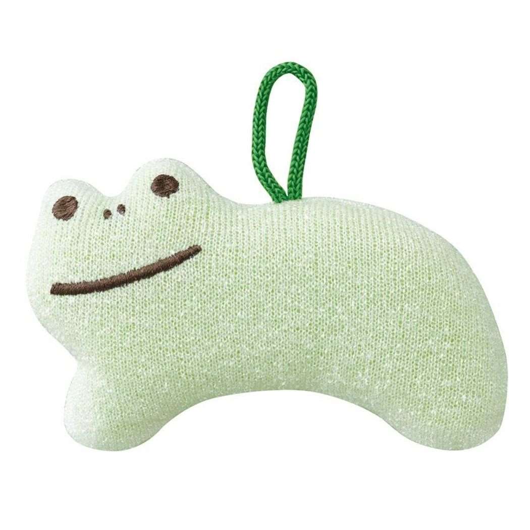 キッチンスポンジ キラキラおそうじスポンジ カエル デコレ