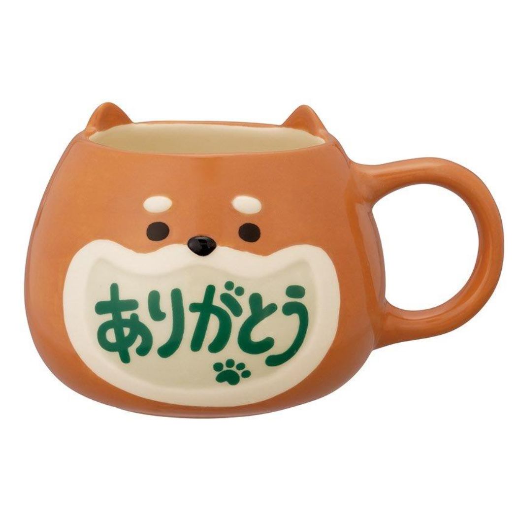 マグカップ ありがとうマグ しば デコレ