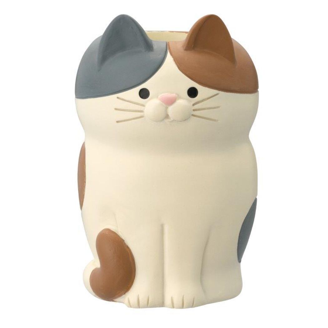 卓上収納 お卓の猫ちゃん おすましミニペンスタンド ねこ ミケ