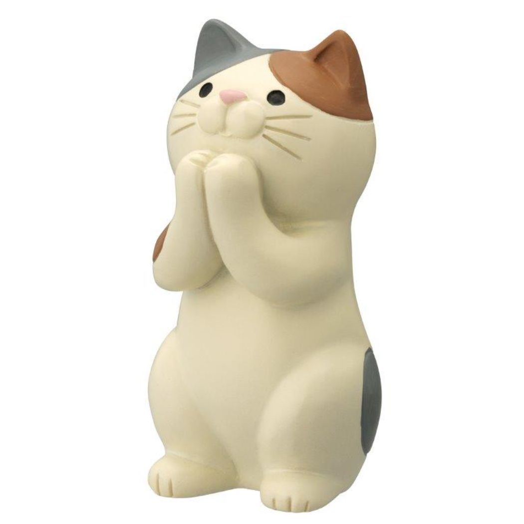 眼鏡スタンド お卓の猫ちゃん おねがいメガネホルダー ミケ ねこ デコレ