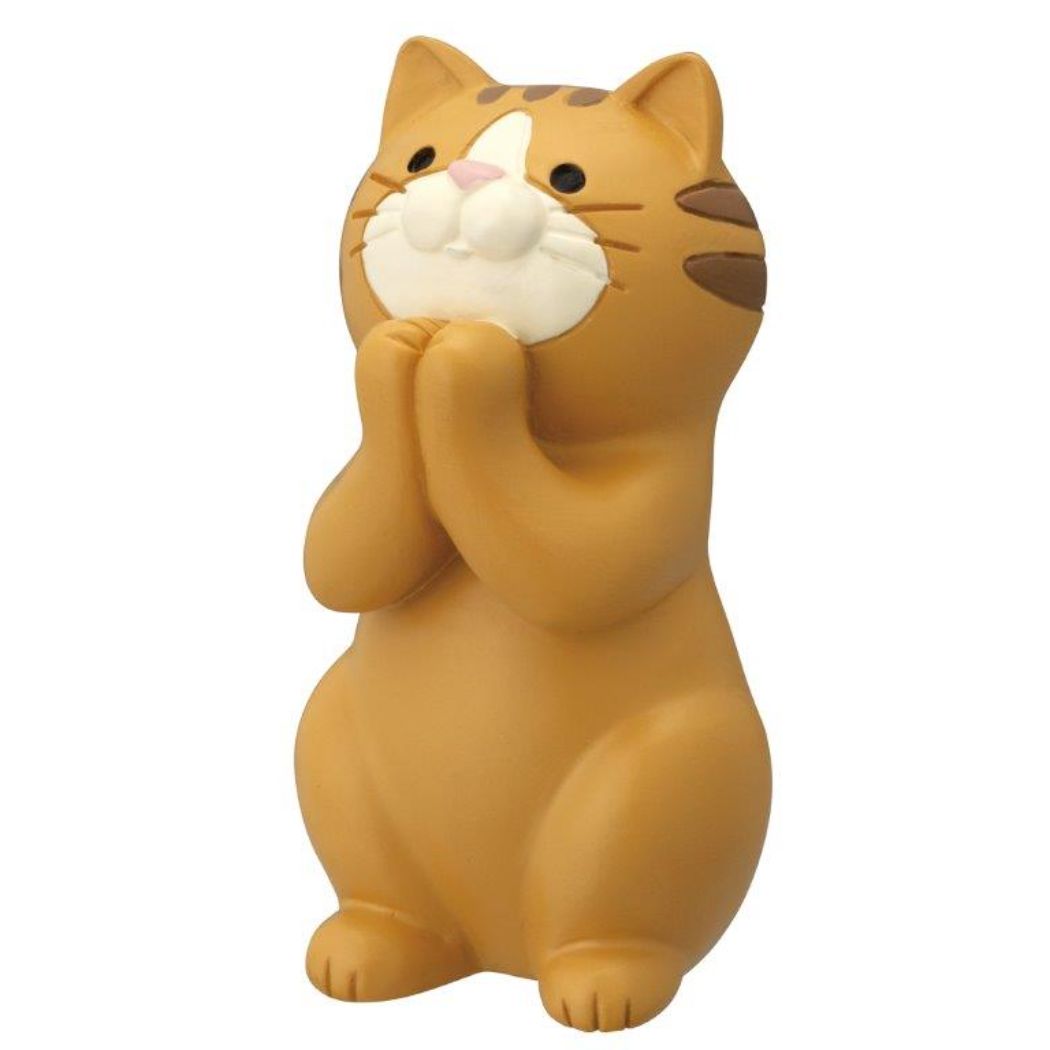 眼鏡スタンド お卓の猫ちゃん おねがいメガネホルダー トラ ねこ デコレ