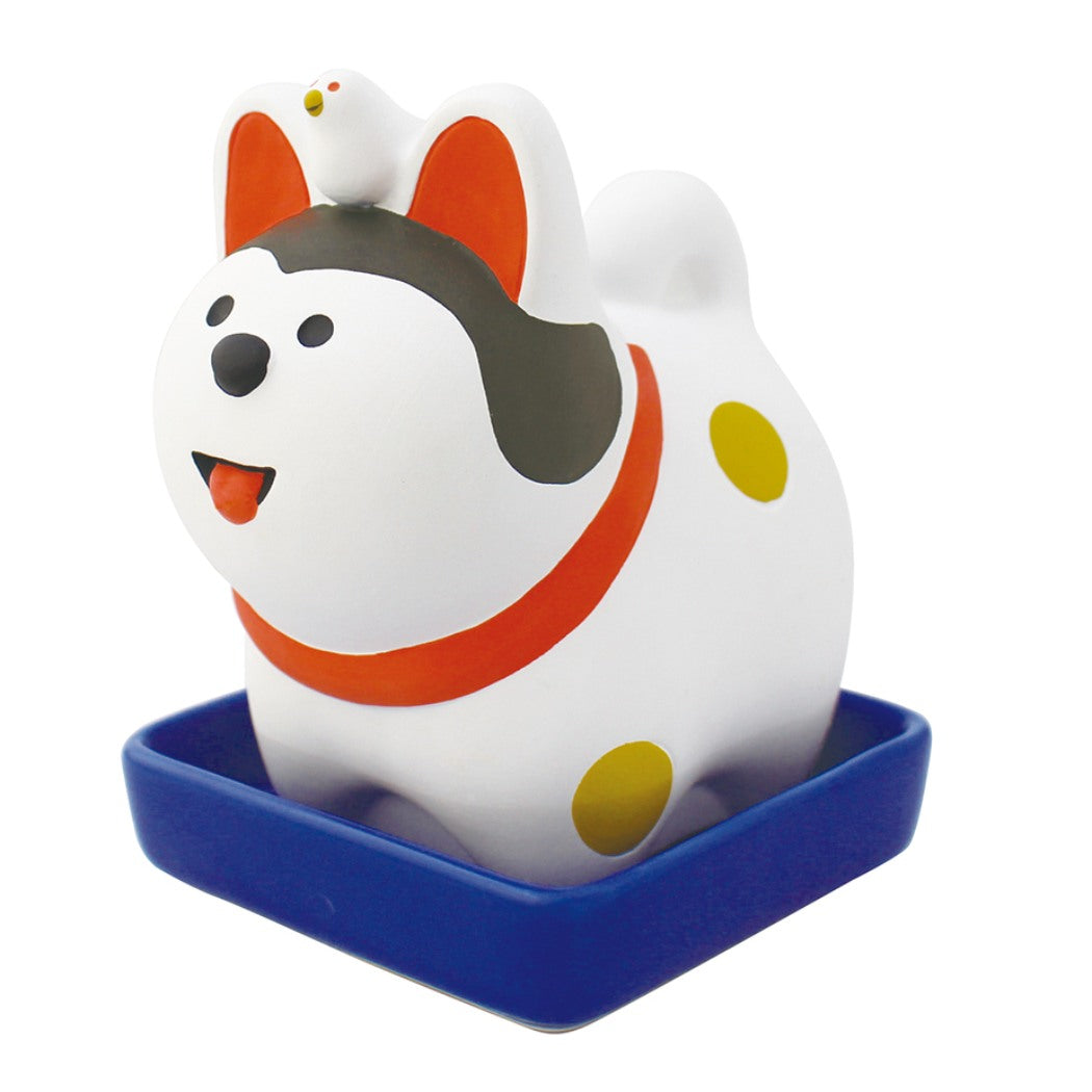 加湿器 素焼き かわいい FUKU MONO しっとり壺 開運 うるおい 飾り ほほえみ犬張り子 concombre グッズ プレゼント