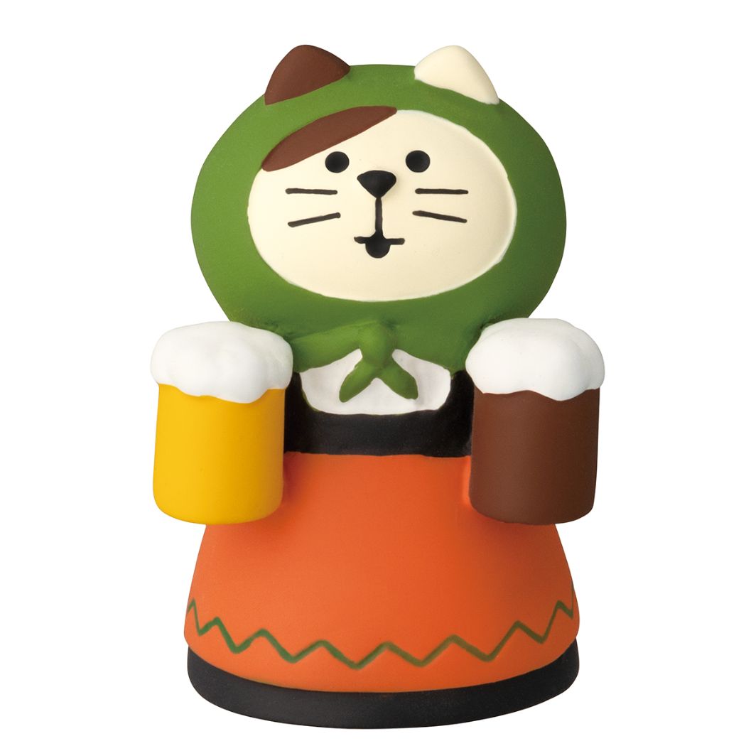 マスコット コンコン広場 ハロウィンフェス ねこずきん ビール売り concombre