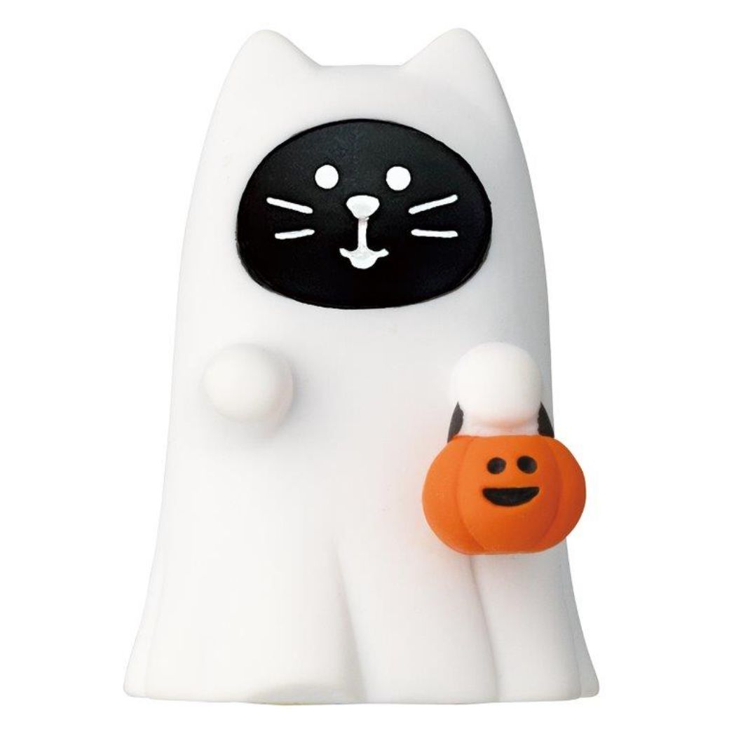 おばけかぶり猫 コンコン広場 ハロウィンフェス マスコット デコレ concombre