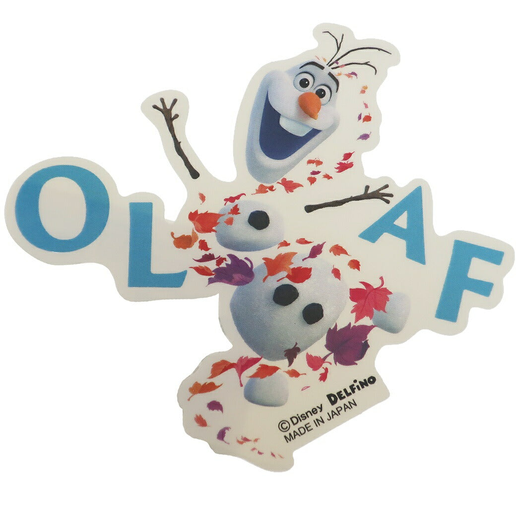 アナと雪の女王2 ディズニー グッズ ダイカット ステッカー シール オラフロゴ デルフィーノ プレゼント 男の子 女の子