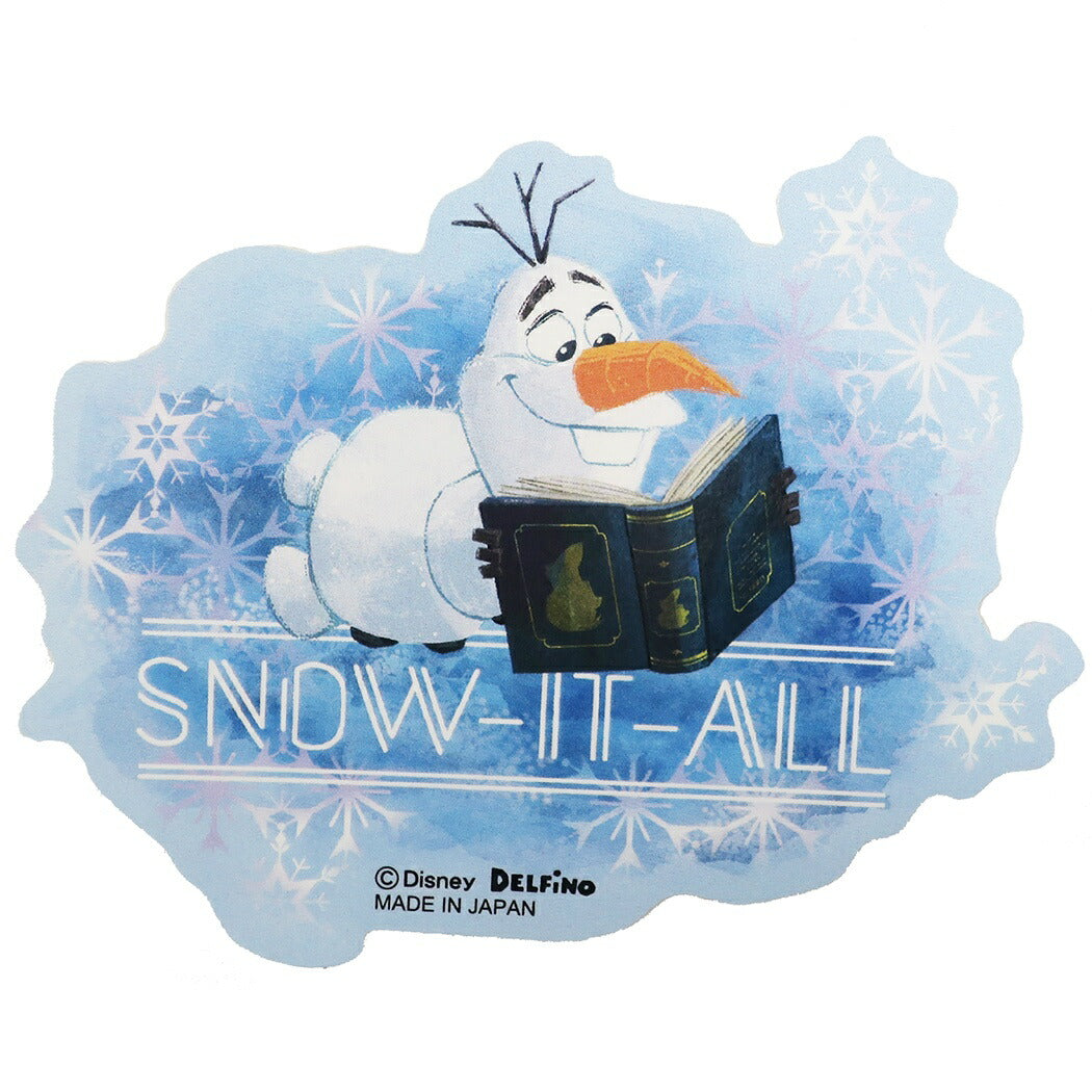 アナと雪の女王 2 ビッグ シール ダイカット ステッカー オラフ 本 ディズニー デルフィーノ かわいい プレゼント 男の