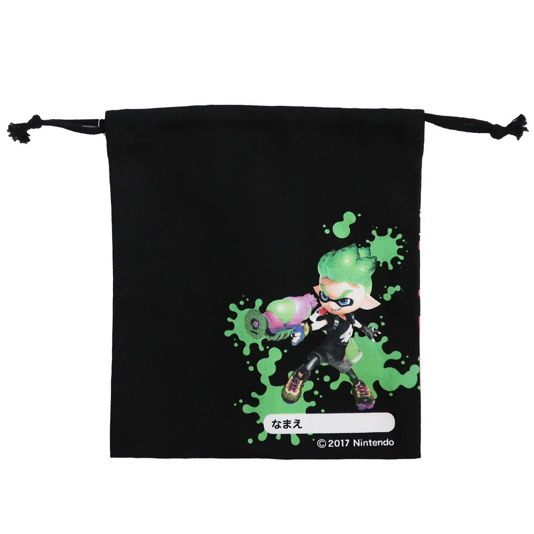 スプラトゥーン 2 グッズ 巾着袋 nintendo きんちゃくポーチ S 対決柄 サンアート プレゼント 男の子 女の子 ギフト