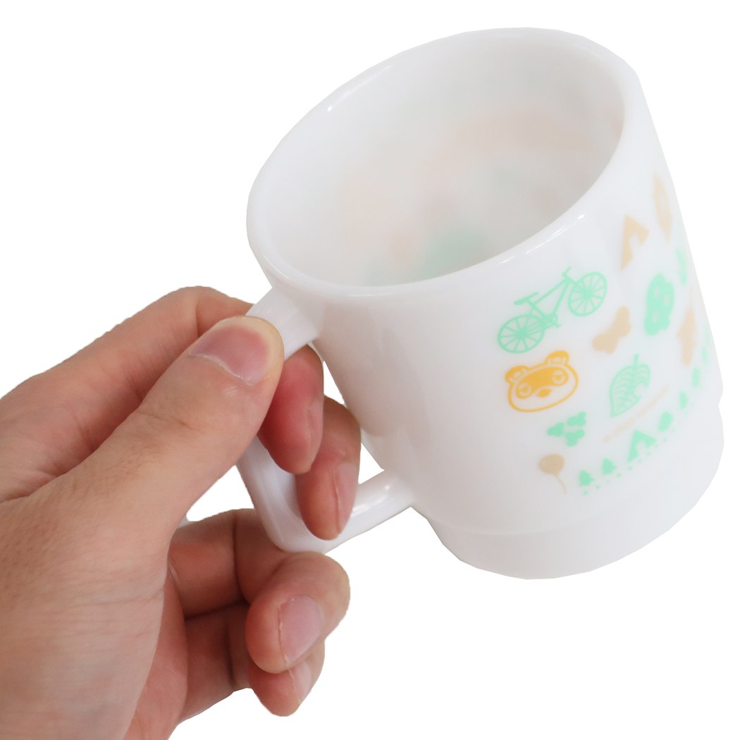 プラカップ あつまれ どうぶつの森 スタッキング マグカップ ホワイト 350ml キャラクター プレゼント 男の子 女の子 ギフト
