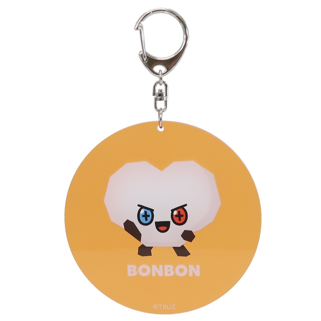 TRUZ ビッグ アクリルキーチェーン キーホルダー BONBON LINE FRIENDS キャラクター 商品 プレゼント 男の子