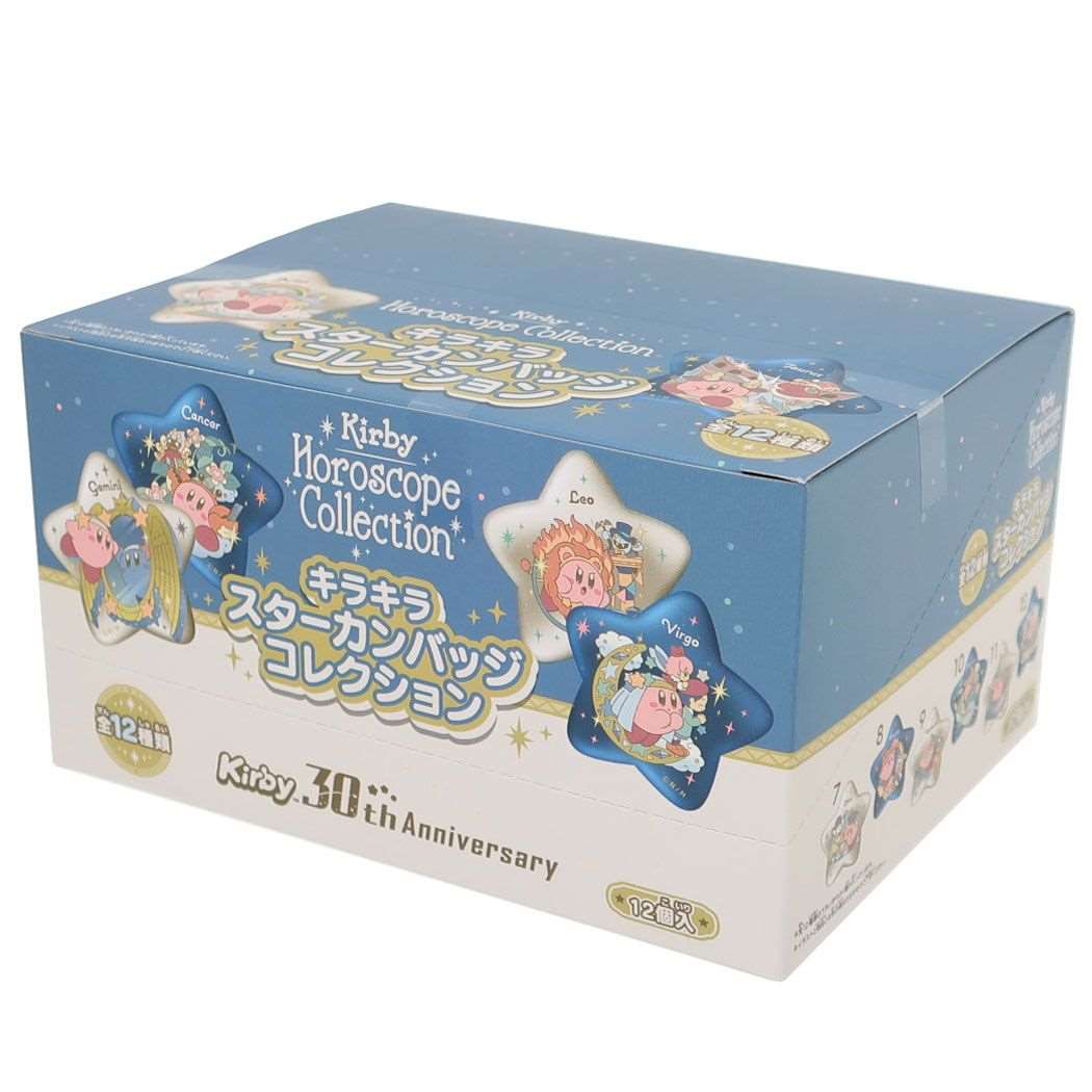 星のカービィ キラキラスターカンバッジコレクション 全12種 12個入BOX 缶バッジ セット ホロスコープ コレクション プレゼント