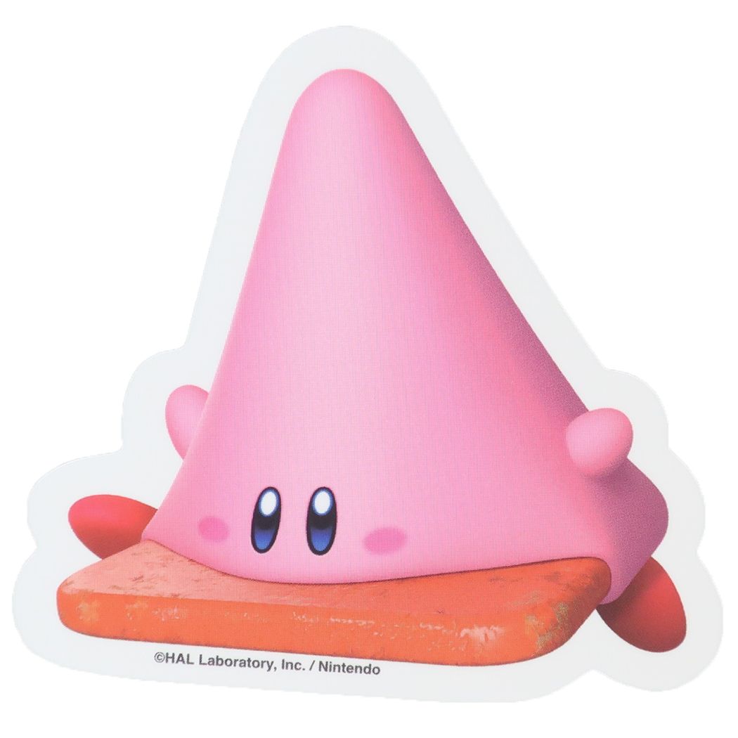 星のカービィ キャラクター ダイカットシール ダイカットステッカーミニ さんかくほおばり ディスカバリー