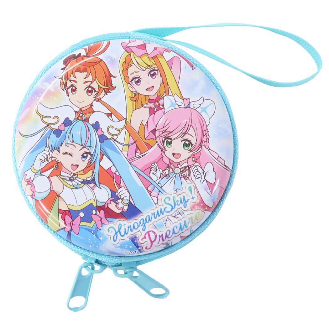 ひろがるスカイ!プリキュア グッズ ミニポーチ アニメキャラクター 缶ポーチ 1ブルー