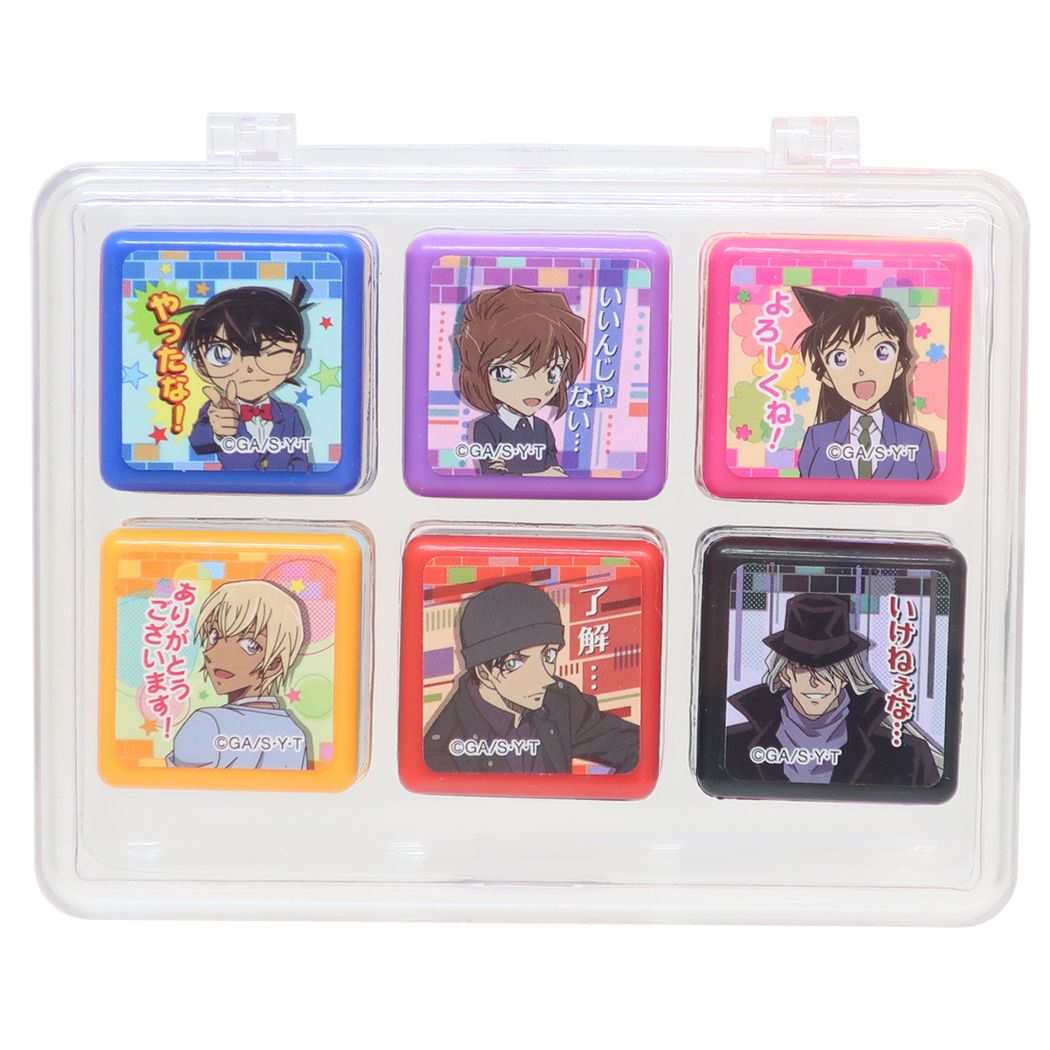 名探偵コナン グッズ はんこセット 少年サンデー アニメキャラクター スタンプセット