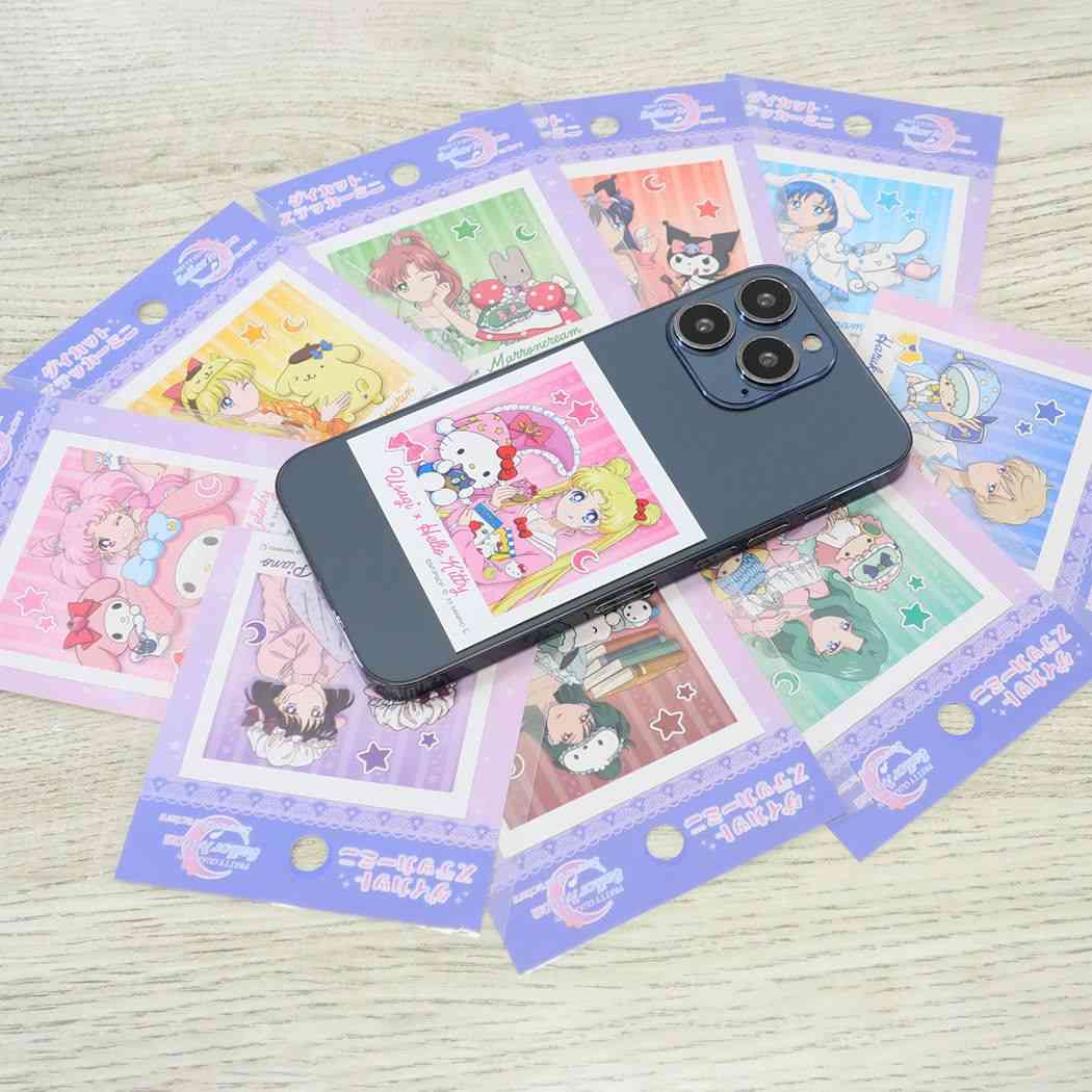 美少女戦士セーラームーン×サンリオキャラクターズ アニメキャラクター ステッカー キャラクター ダイカットステッカーミニ リトルツインスターズ サンリオ
