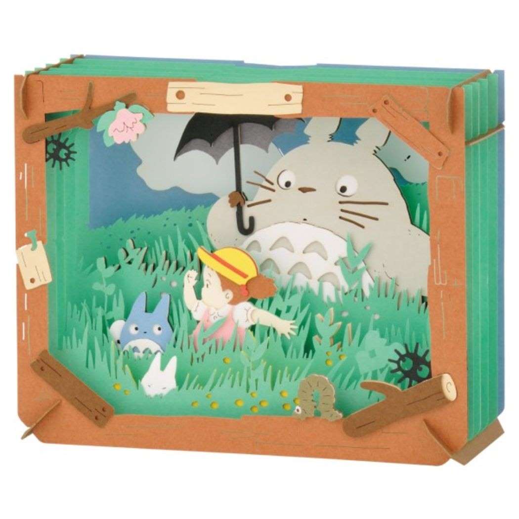となりのトトロ キャラクター ペーパークラフトキット PAPER THEATER ペーパーシアター PT-062N 野原をおさんぽ