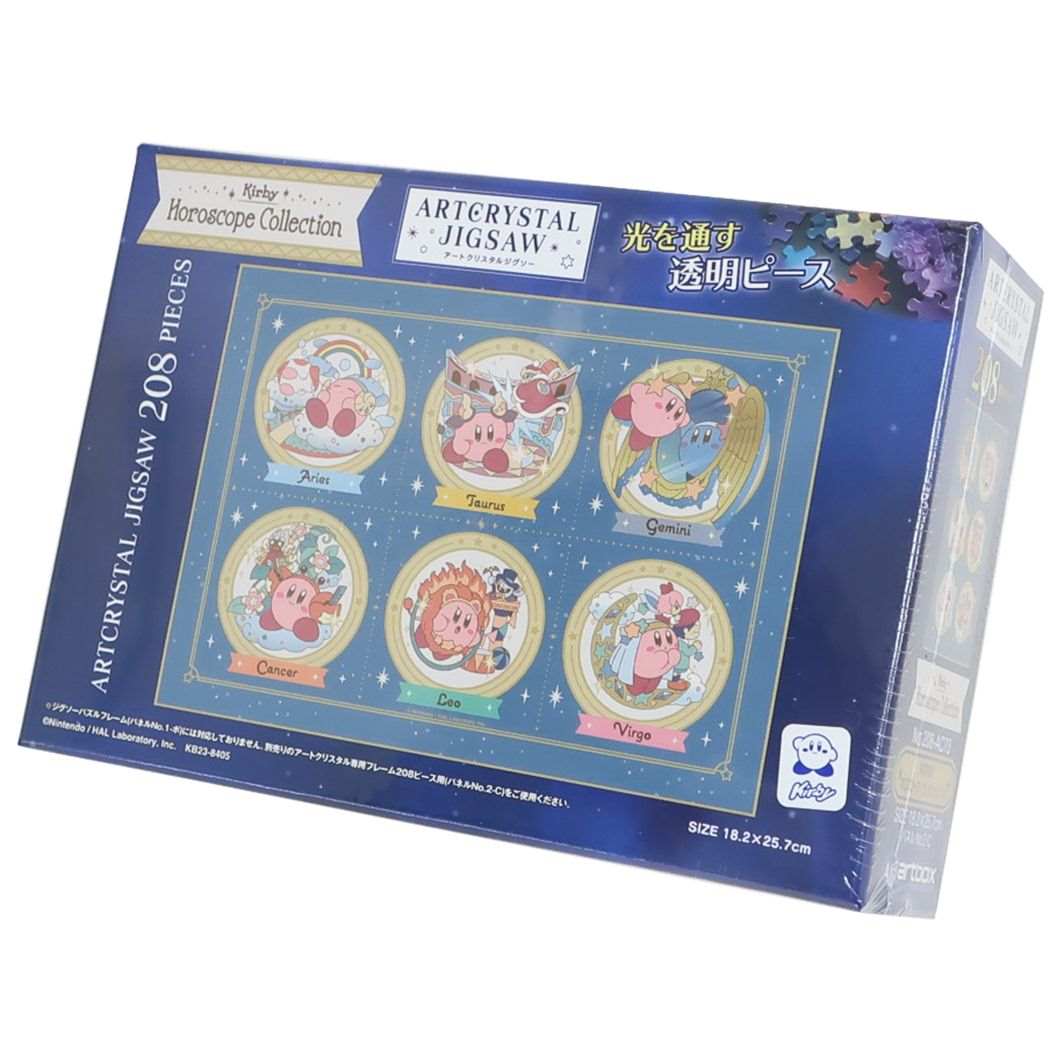 星のカービィ キャラクター パズル アートクリスタルジグソーパズル208ピース 208-AC73 KIRBY ホロスコープ コレクション A
