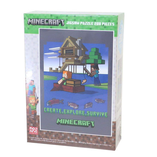 マインクラフト ゲームキャラクター パズル ジグソーパズル208ピース Gone Fishing 208-124 Minecraft