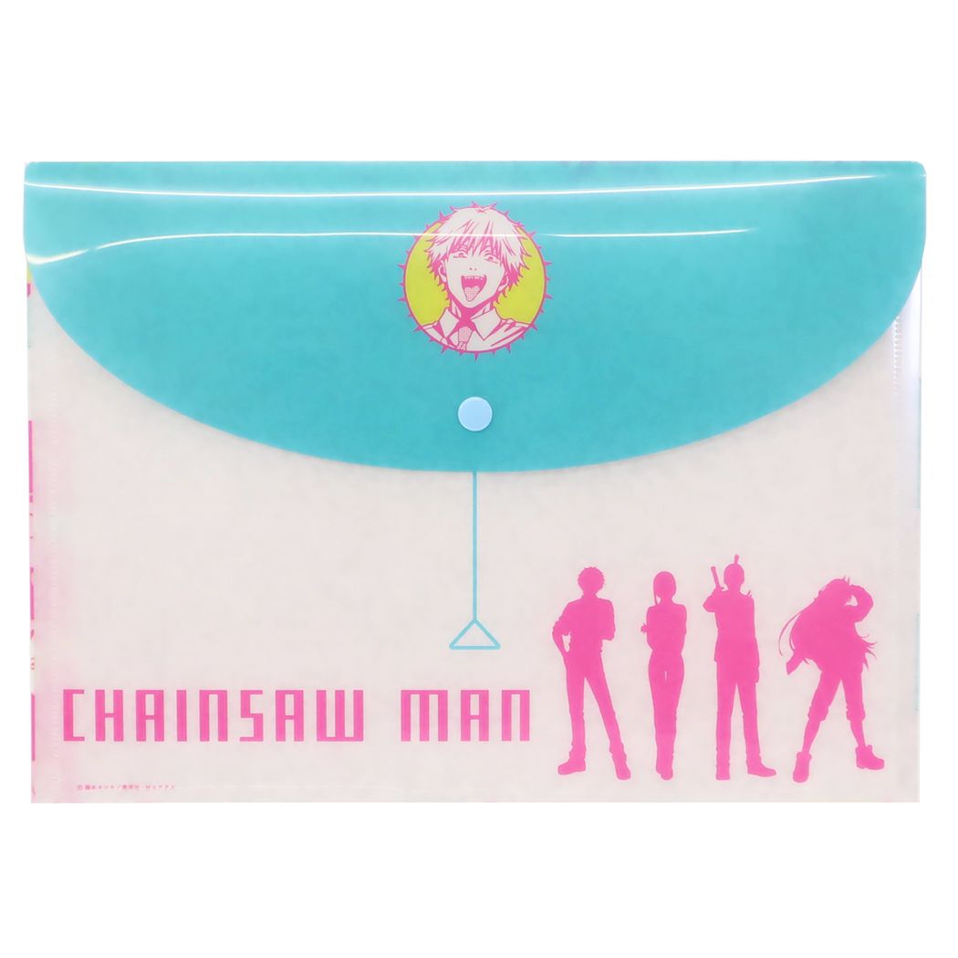 フタ付きクリアファイル チェンソーマン クリアフォルダー 少年ジャンプ エンスカイ CHAINSAW MAN