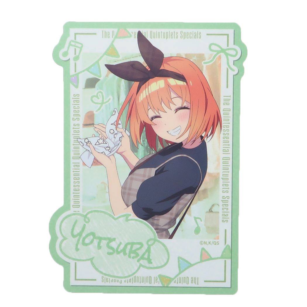 五等分の花嫁∽ トラベルステッカー ダイカットシール 中野四葉 あなたと選びたい アニメキャラクター