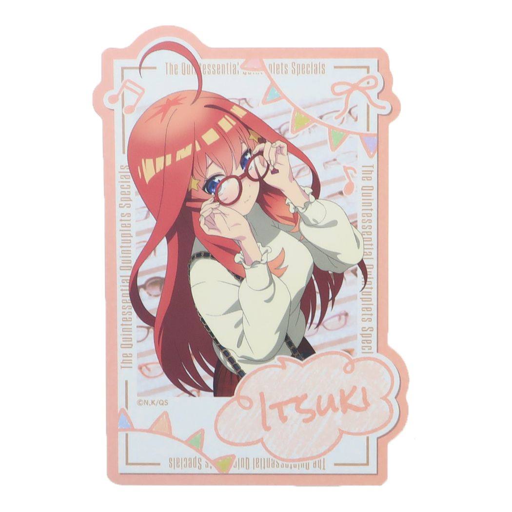 五等分の花嫁∽ ダイカットシール トラベルステッカー 中野五月 あなたと選びたい エンスカイ