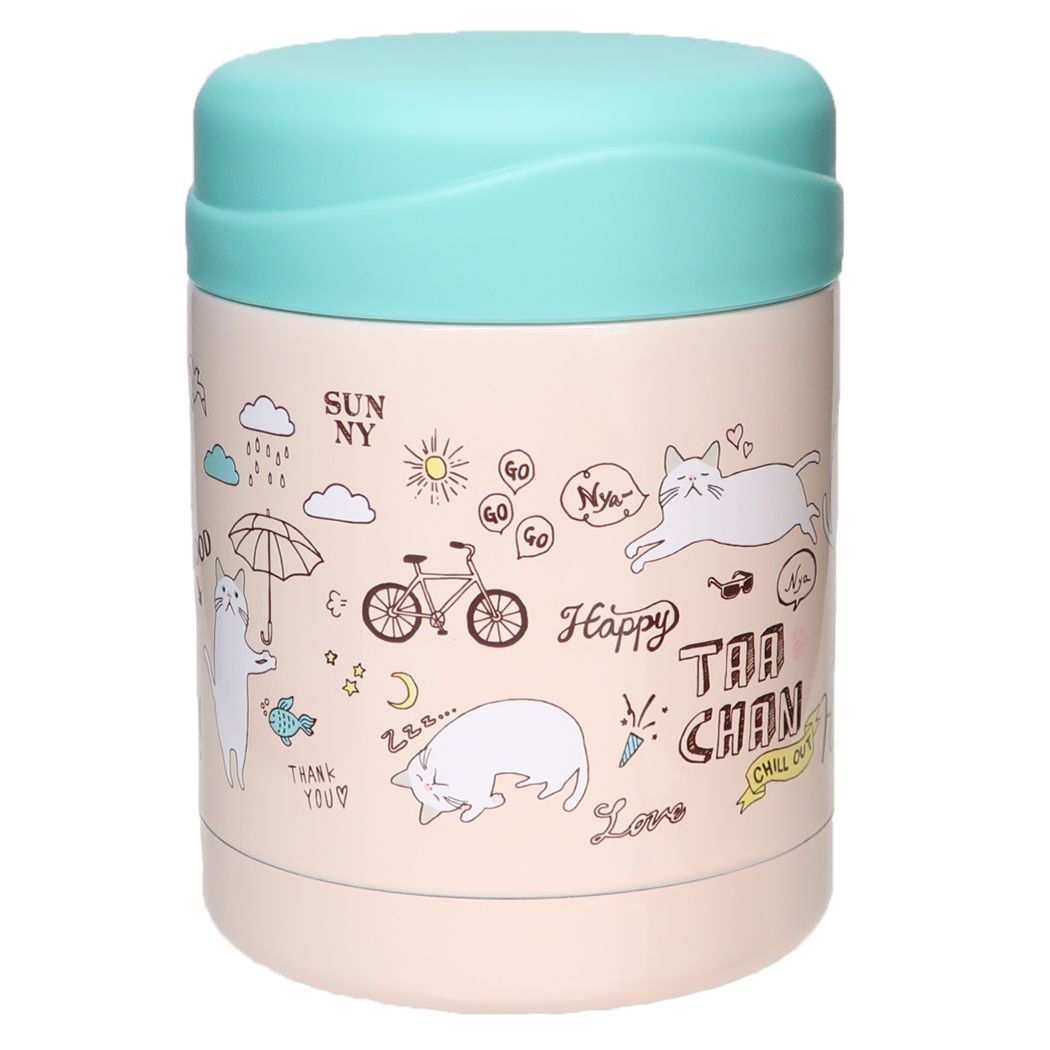スープジャー 350ml ターチャンデイズ フードポット フレンズヒル ピンク