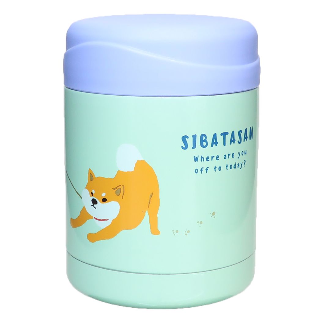 フードポット さんぽだしばたさん スープジャー 350ml グリーン フレンズヒル