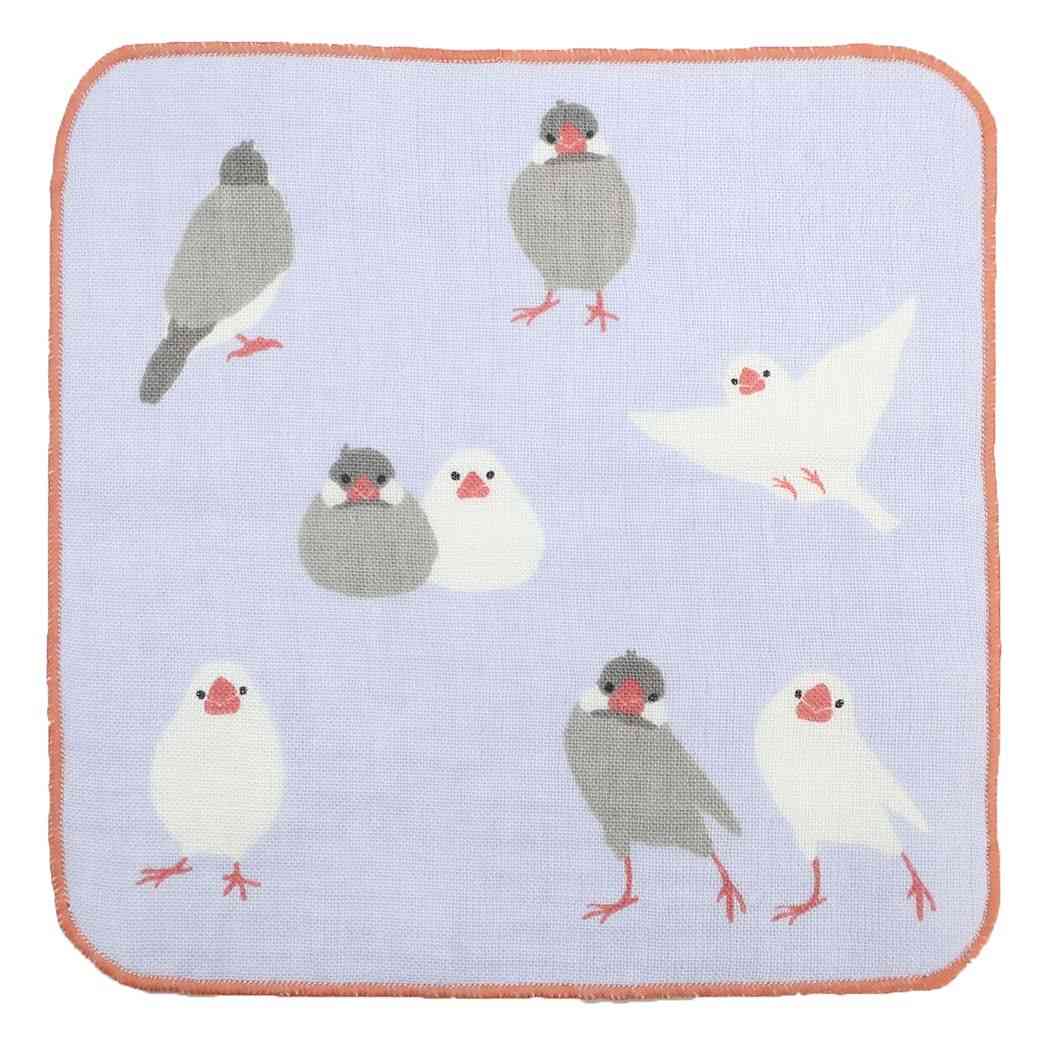 片面ガーゼハンカチタオル いろいろさくぶん ミニタオル フレンズヒル