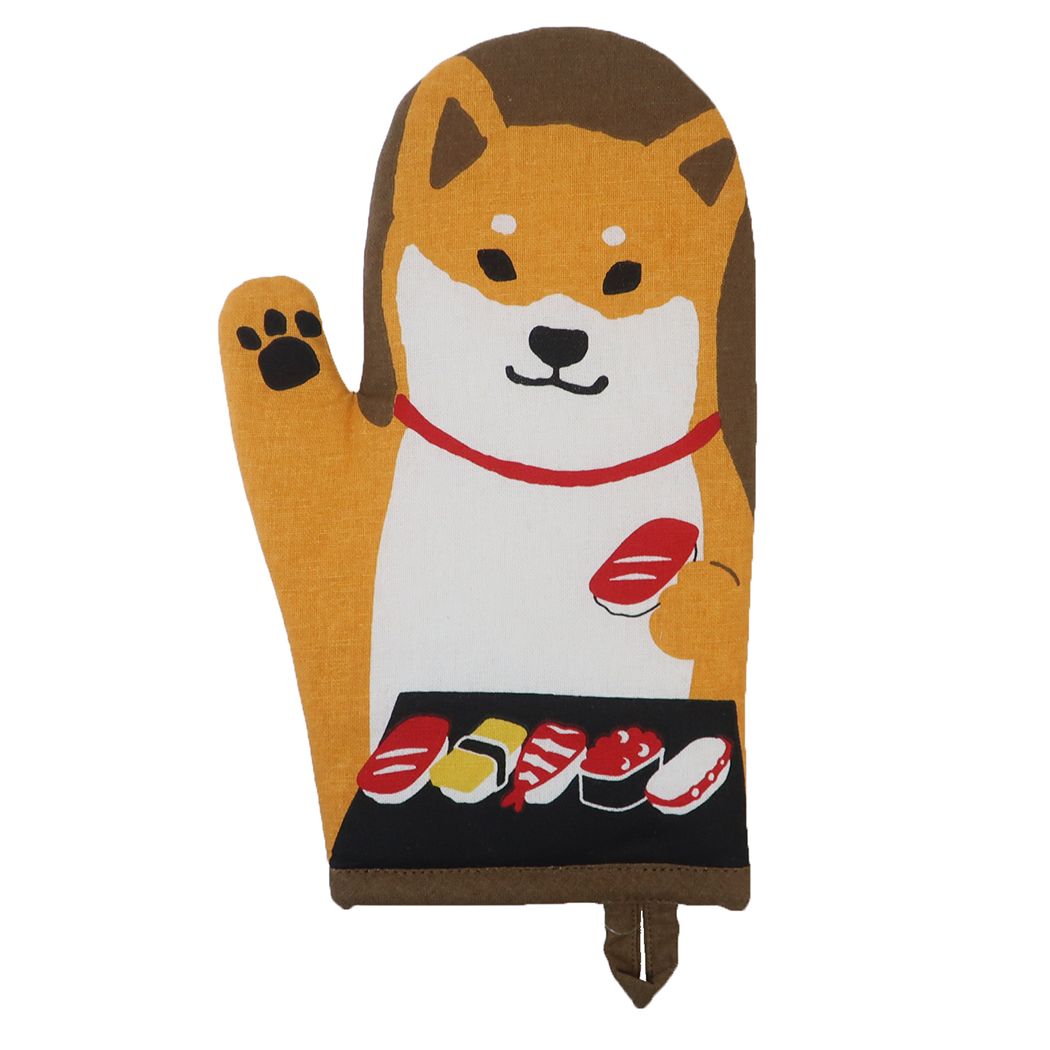 柴田さん キッチンミトン キッチン雑貨 キャラクター すしですか