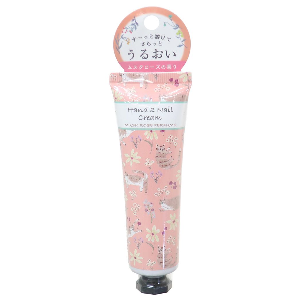 コスメ雑貨 ハナキャット ハンドクリーム FRIENDSHILL ムスクローズの香り