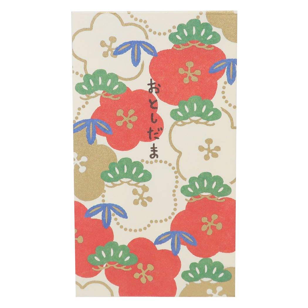 伊予和紙ふわり 年賀ぽち袋3枚セット ぽち袋 松竹梅2 かわいい