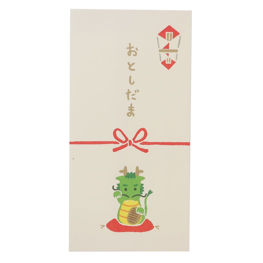 伊予和紙ふわり 年賀ぽち袋大3枚セット ぽち袋 招きたつ かわいい