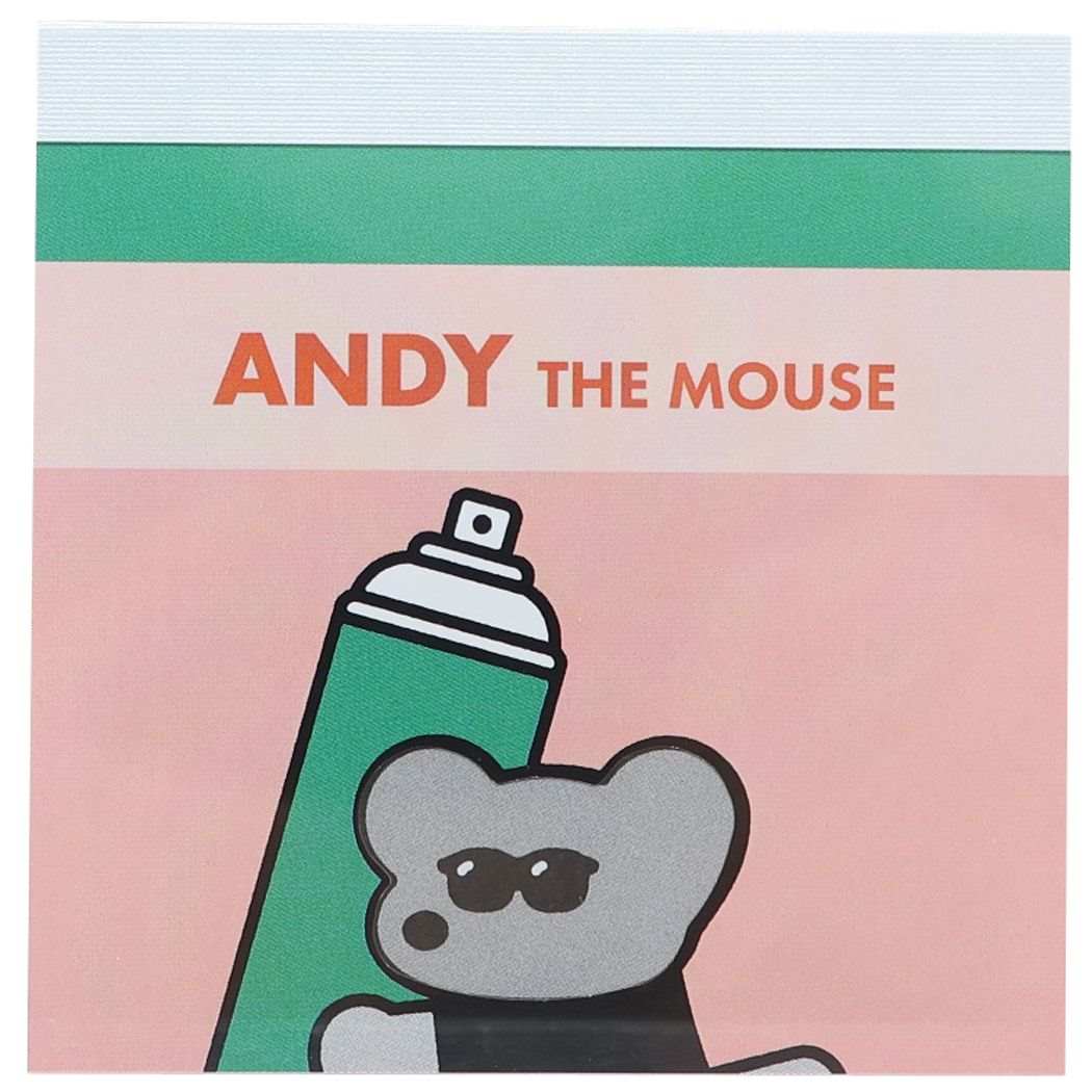 アンディ ANDY キャラクター メモ帳 窓あきクロスメモ SUNGLASS プレゼント 男の子 女の子 ギフト