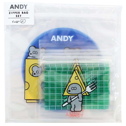 アンディ グッズ 小分けビニール袋 キャラクター ジッパーバッグセット8枚セット プレゼント 男の子 女の子 ギフト