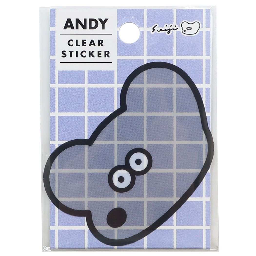 アンディ ANDY キャラクター ビッグシール 透明ダイカットステッカー プレゼント 男の子 女の子 ギフト