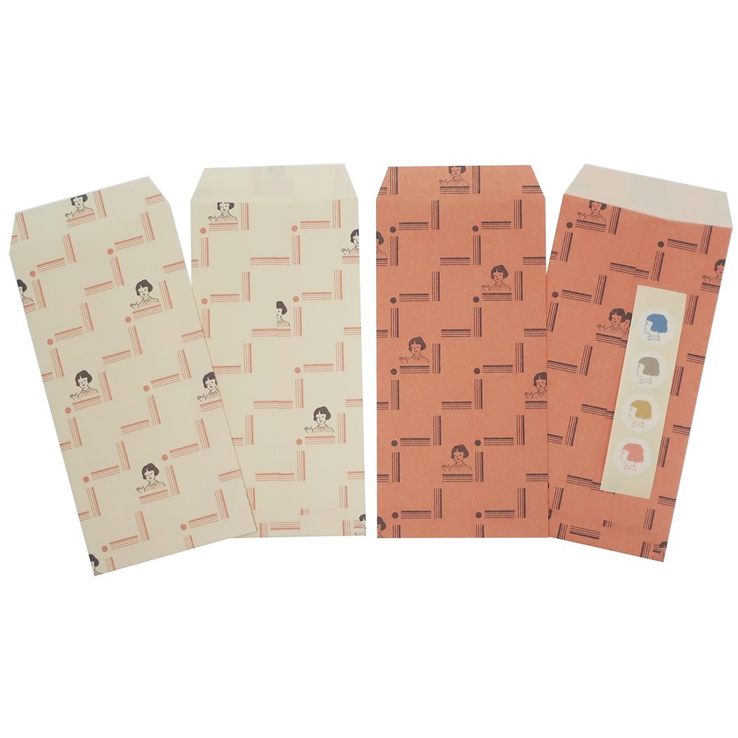 長札 ぽち袋 大 2種 4枚セット ポチ袋 オトナ女子の気くばり文具 ますこえり グッズ クラシック プレゼント 男の子 女の子 ギフ