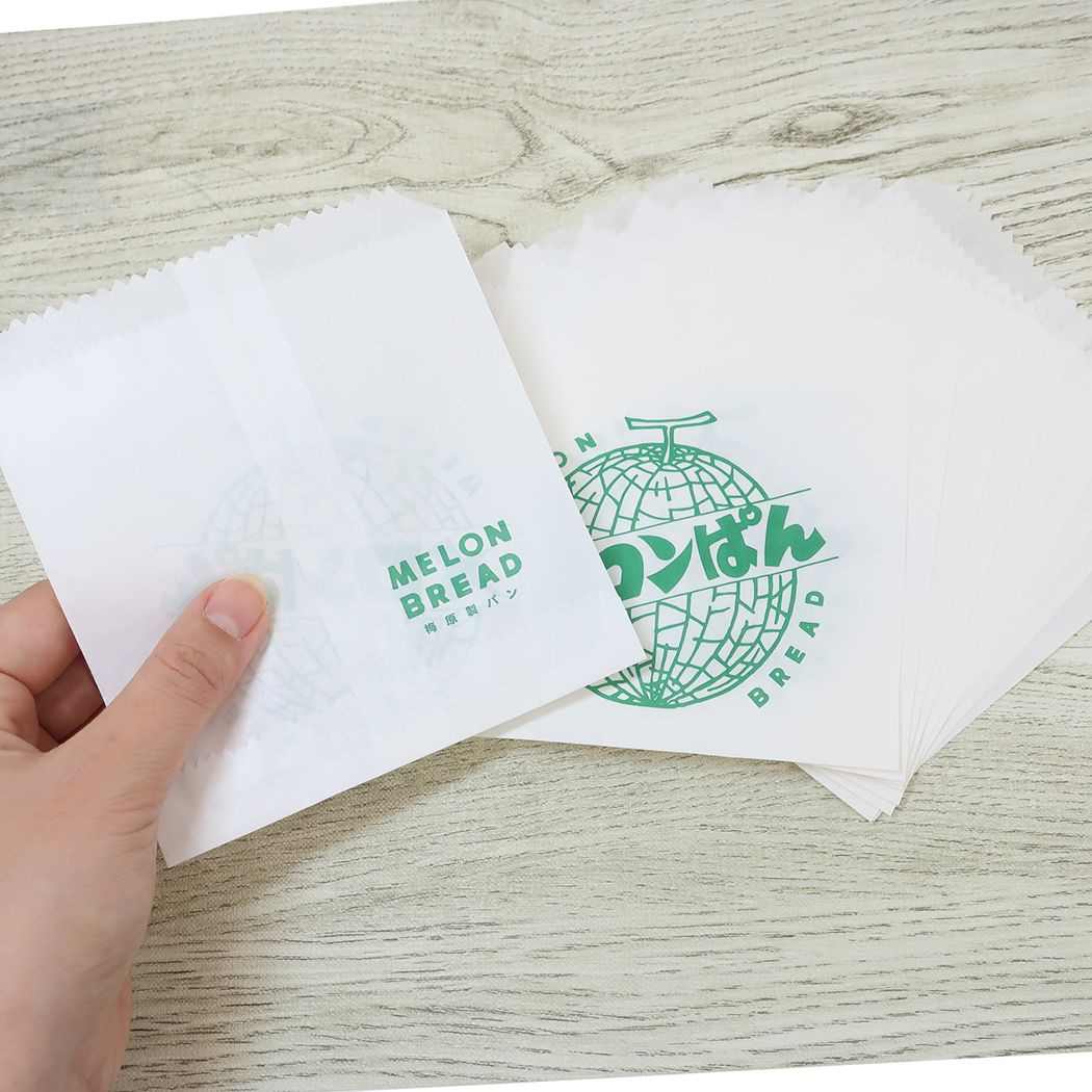 ラッピング用品 地元パン おすそわけ袋 小 メロンパン かわいい