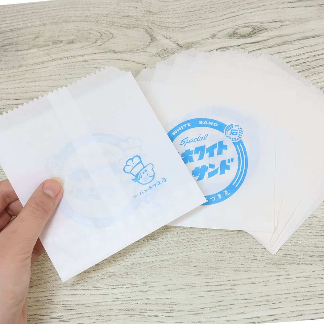 ラッピング用品 地元パン おすそわけ袋 小 ホワイトサンド フロンティア